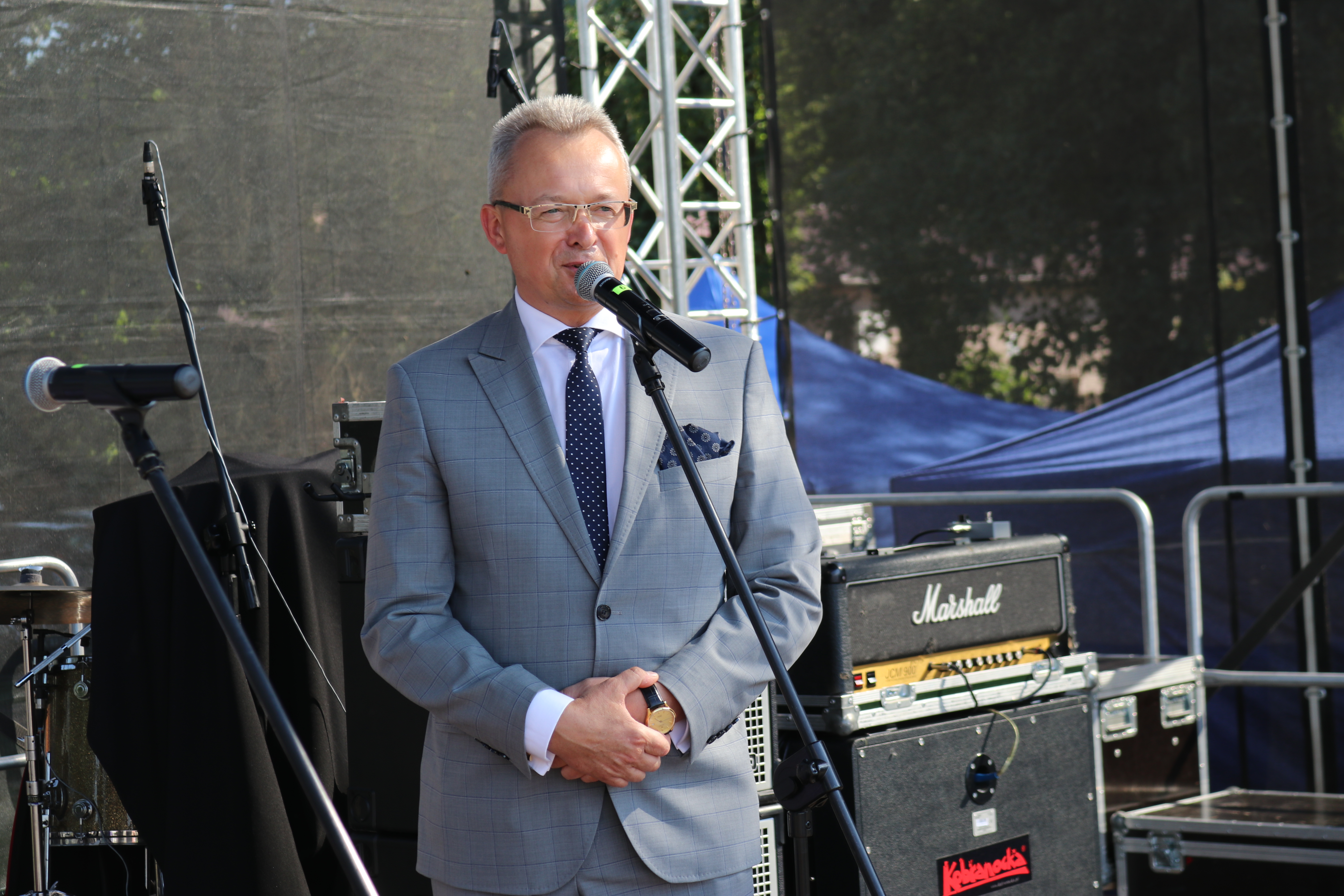 przybyłych gości powitał burmistrz Zwolenia Arkadiusz Sulima