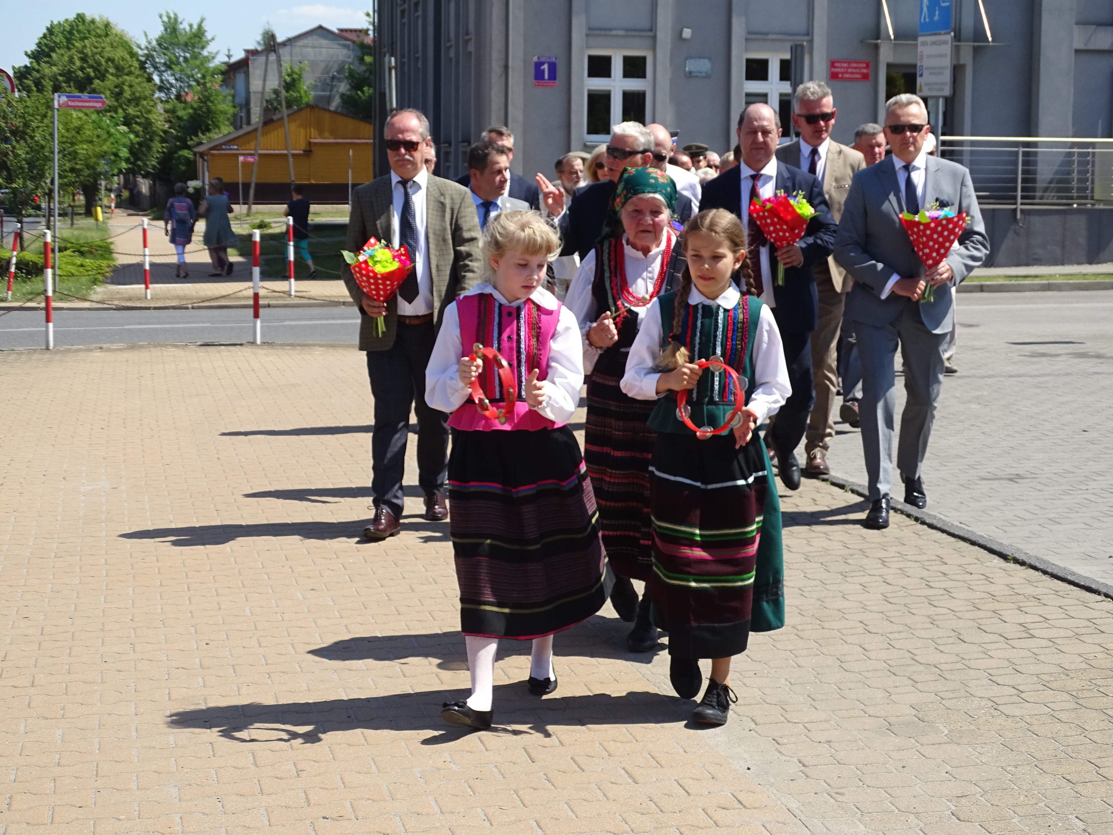 Korowód imieninowy poprowadziła dziecięca grupa rytmiczno-folklorystyczna