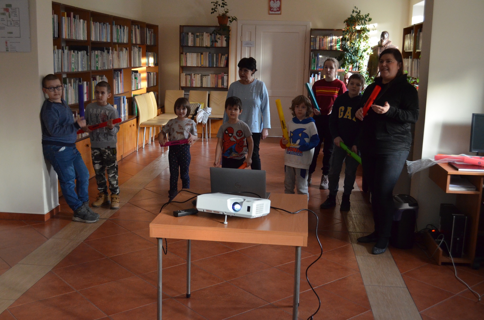 Zajęcia feryjne w bibliotece. 