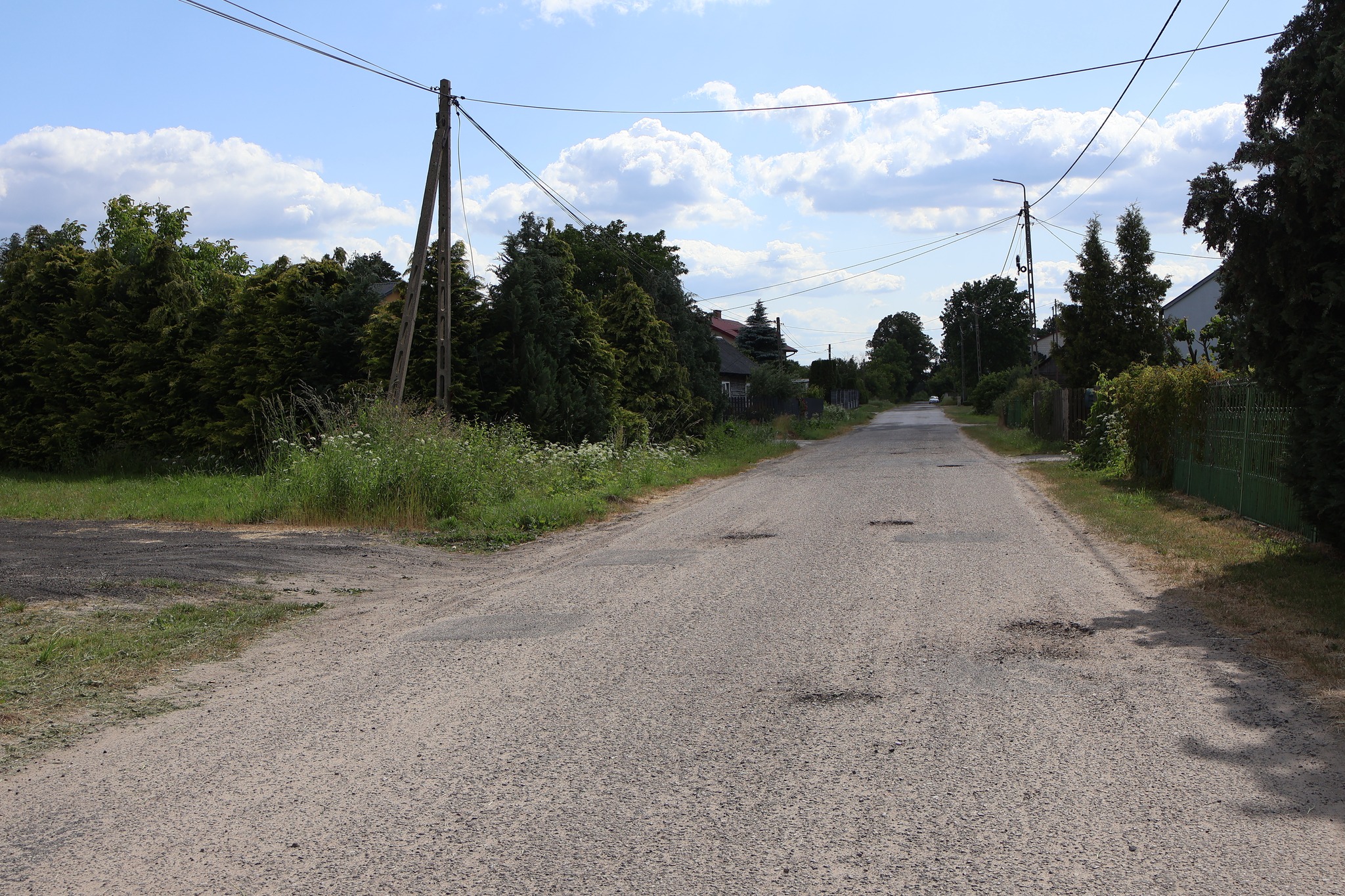 Droga przed przebudową 