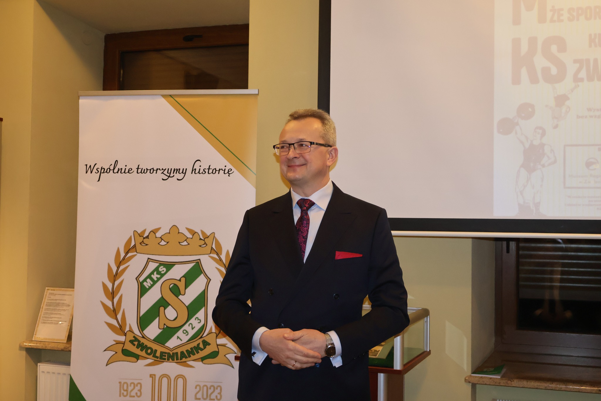 Burmistrz Zwolenia Arkadiusz Sulima