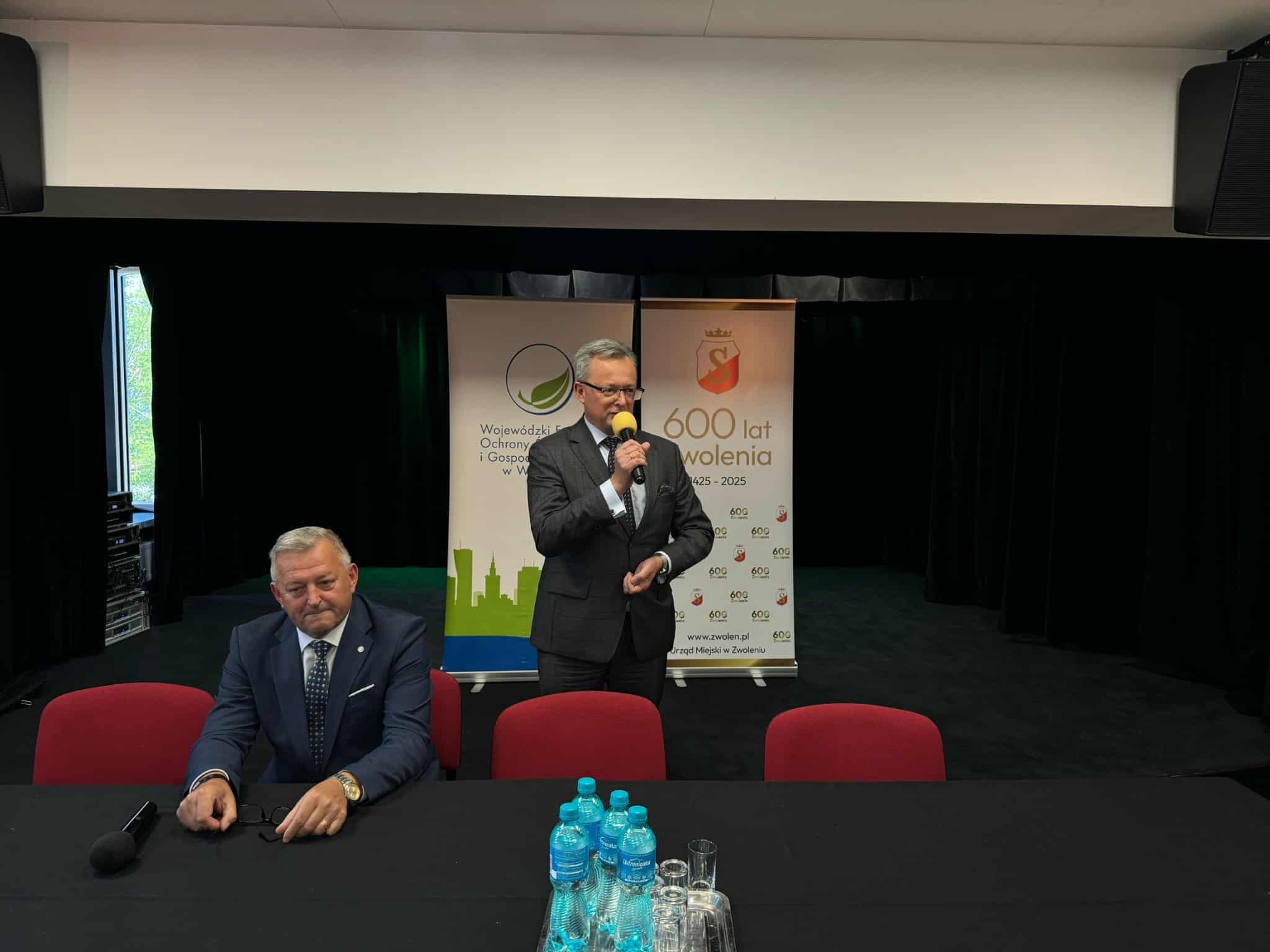 Burmistrz Zwolenia Arkadiusz Sulima